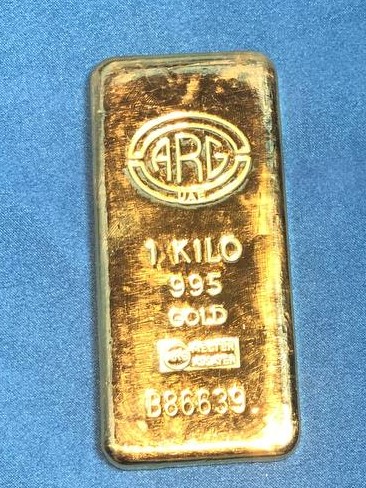 1kg Gold Bar – Al Rawais Gold (995 Fine Gold)